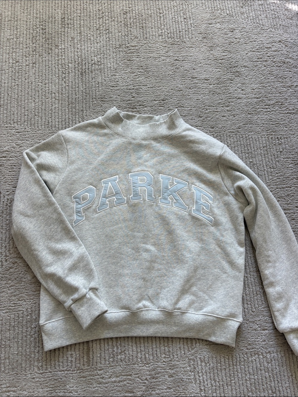 PARKE Heritage Varsity Mockneck Birthday Collection: Sugar S/M